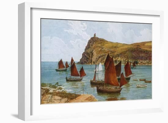 Bradda Head, Port Erin, I of Man-Alfred Robert Quinton-Framed Giclee Print