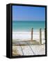 Bradenton Beach, Anna Maria Island, Florida, USA-Fraser Hall-Framed Stretched Canvas