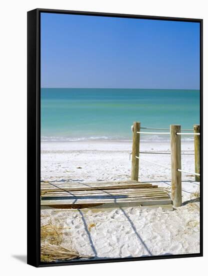 Bradenton Beach, Anna Maria Island, Florida, USA-Fraser Hall-Framed Stretched Canvas
