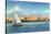 Bradenton, Florida - Sailboat on Manatee River-Lantern Press-Stretched Canvas