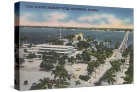 Bradenton, Florida - View Across Manatee River-Lantern Press-Stretched Canvas