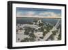 Bradenton, Florida - View Across Manatee River-Lantern Press-Framed Art Print