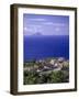 Brades Town View from Baker Hill, Montserrat-Walter Bibikow-Framed Photographic Print