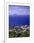 Brades Town View from Baker Hill, Montserrat-Walter Bibikow-Framed Photographic Print