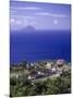 Brades Town View from Baker Hill, Montserrat-Walter Bibikow-Mounted Photographic Print