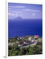 Brades Town View from Baker Hill, Montserrat-Walter Bibikow-Framed Photographic Print