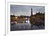 Bradford City Park and Garden of Light Display, Centenary Sq, Bradford, West Yorkshire, England, UK-Mark Sunderland-Framed Photographic Print