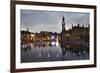 Bradford City Park and Garden of Light Display, Centenary Sq, Bradford, West Yorkshire, England, UK-Mark Sunderland-Framed Photographic Print