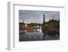 Bradford City Park and Garden of Light Display, Centenary Sq, Bradford, West Yorkshire, England, UK-Mark Sunderland-Framed Photographic Print