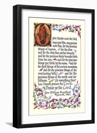 Bradford Prayer-null-Framed Art Print