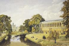 Trinity College at Cambridge University-Bradford Rudge-Giclee Print