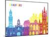 Bradford Skyline Pop-paulrommer-Mounted Art Print