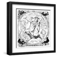 Bradlaugh Cartoon-Harry Furniss-Framed Art Print