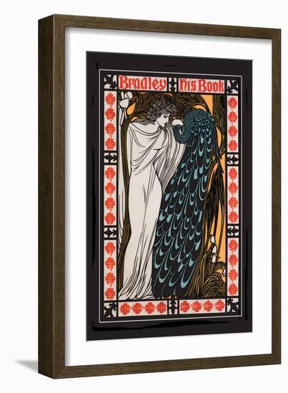 Bradley, His Book: The Kiss-Will H. Bradley-Framed Art Print