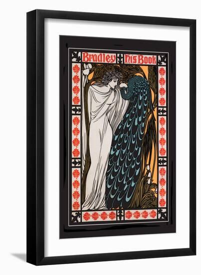 Bradley, His Book: The Kiss-Will H. Bradley-Framed Art Print