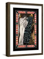 Bradley, His Book: The Kiss-Will H. Bradley-Framed Art Print