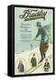 Bradley Skiing Magazine, USA, 1920-null-Framed Stretched Canvas