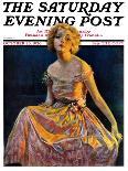 "Golden Ball Gown," Saturday Evening Post Cover, October 23, 1926-Bradshaw Crandall-Giclee Print