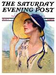 "Bridal Couple," Saturday Evening Post Cover, June 2, 1934-Bradshaw Crandall-Giclee Print