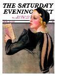 "Golden Ball Gown," Saturday Evening Post Cover, October 23, 1926-Bradshaw Crandall-Giclee Print