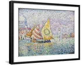 Bragozzo, Venice, 1905-Paul Signac-Framed Giclee Print