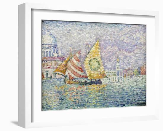 Bragozzo, Venice, 1905-Paul Signac-Framed Giclee Print