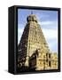 Brahadeeshwara Temple, UNESCO World Heritage Site, Thanjavur, Tamil Nadu, India, Asia-Balan Madhavan-Framed Stretched Canvas