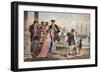 BRAHE, Tycho (1546-1601). Danish astronomer (lithograph)-null-Framed Giclee Print