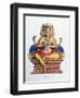 Brahma, First God of the Hindu Trinity (Trimurt), and Creator of the Universe, C19th Century-A Geringer-Framed Giclee Print