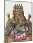 Brahma, Hindu God of Creation, from "Voyage aux Indes et a La Chine"-Pierre Sonnerat-Mounted Giclee Print