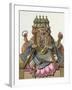 Brahma, Hindu God of Creation, from "Voyage aux Indes et a La Chine"-Pierre Sonnerat-Framed Giclee Print