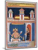 Brahma Receiving an Offering, after 18th Century-null-Mounted Giclee Print