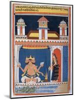 Brahma Receiving an Offering, after 18th Century-null-Mounted Giclee Print