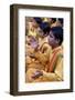 Brahmachari singing in Parmath, Rishikesh, Uttarakhand, India-Godong-Framed Photographic Print