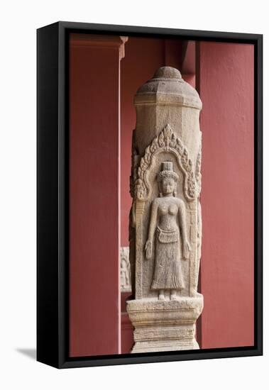 Brahmanist Boundary Post, Unknown Provenance, Angkorian Period, Angkor Wat Style-null-Framed Stretched Canvas