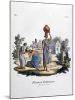 Brahmin Woman Collecting Water, 1828-Marlet et Cie-Mounted Giclee Print