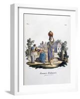 Brahmin Woman Collecting Water, 1828-Marlet et Cie-Framed Giclee Print