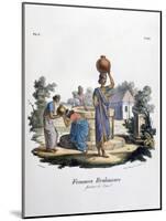 Brahmin Woman Collecting Water, 1828-Marlet et Cie-Mounted Giclee Print