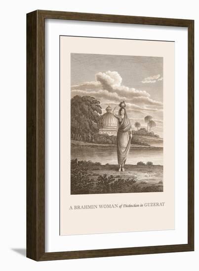 Brahmin Woman-Baron De Montalemert-Framed Art Print