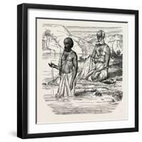 Brahmins Worshipping the Ganges-null-Framed Giclee Print