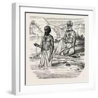 Brahmins Worshipping the Ganges-null-Framed Giclee Print