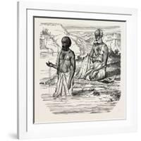 Brahmins Worshipping the Ganges-null-Framed Giclee Print