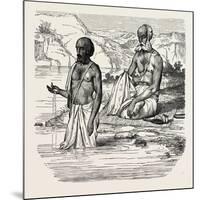 Brahmins Worshipping the Ganges-null-Mounted Giclee Print