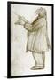 BRAHMS conducting by Willy-Rudolf Eichstaedt-Framed Giclee Print