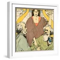 Brahms, Wagner, Reconciled-null-Framed Art Print