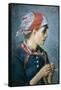 Braid Maker, 1887-88-Silvestro Lega-Framed Stretched Canvas