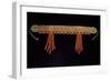 Braided Leather Forehead Headband with Silver and Coral Bead Trimmings, Yemen, Late 19th Century-null-Framed Giclee Print