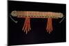 Braided Leather Forehead Headband with Silver and Coral Bead Trimmings, Yemen, Late 19th Century-null-Mounted Giclee Print