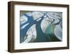 Braids of Rakaia River, near Rakaia, Mid Canterbury, South Island, New Zealand-David Wall-Framed Photographic Print