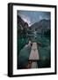 Braies reflections-Marco Tagliarino-Framed Photographic Print